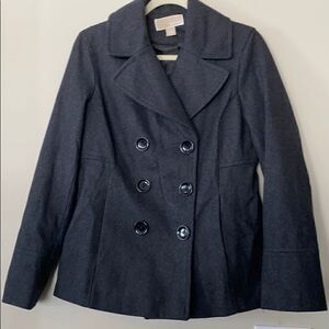 Michael Kors Women’s Wool Blend Gray Peacoat S